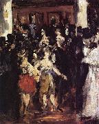 Edouard Manet Le bal de l'Opera oil painting on canvas